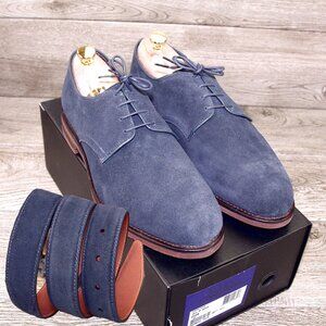 *NIB* $443 Allen Edmonds NOMAD 10.5 D + Matching Belt 34 - Navy * add $15 Trees